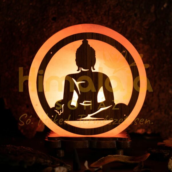 Sólámpa-Buddha-világít